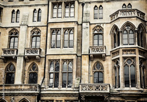 Tablou canvas Closeup photo of Westminster palace, London