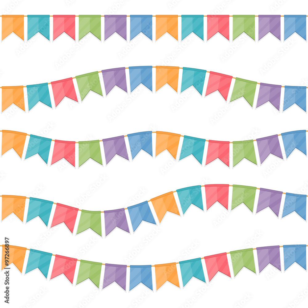 Seamless Festive Flags Seamless Festive Flags