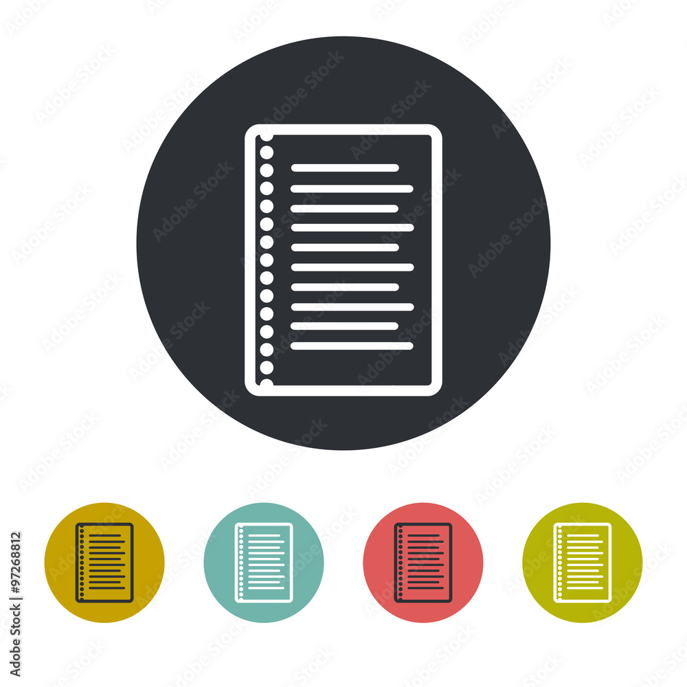 Notebook icon Notebook icon
