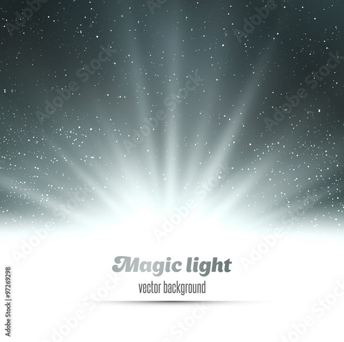 Abstract magic  light background. 