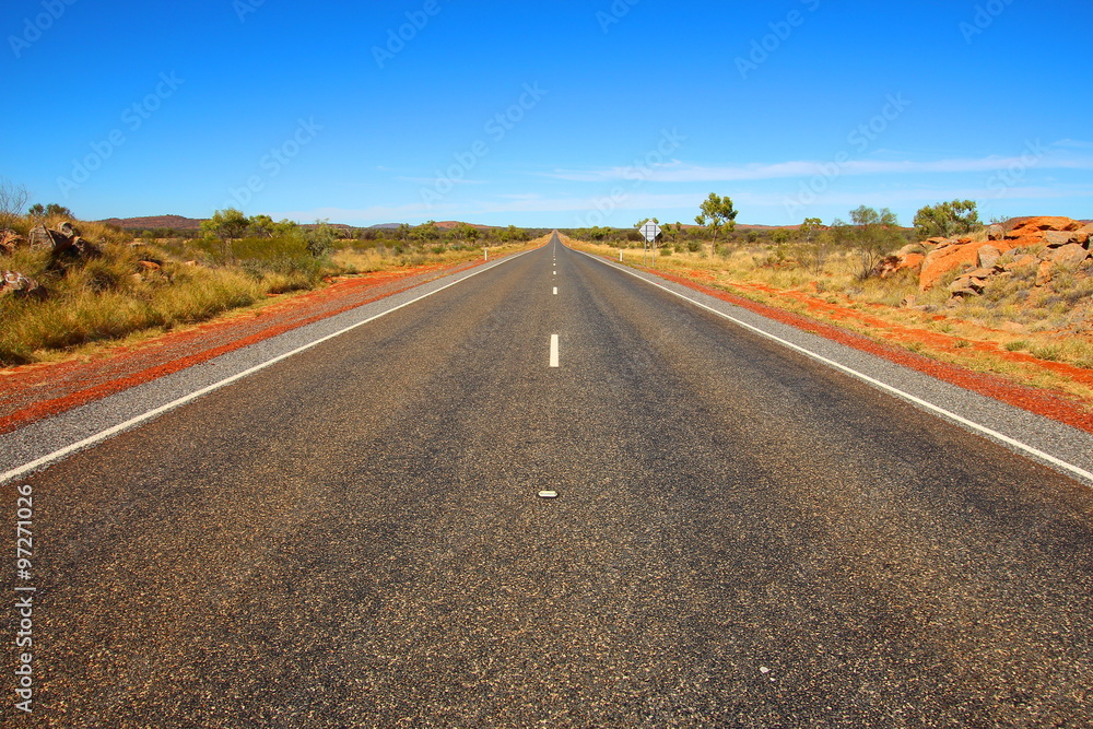 Australian outback highway
