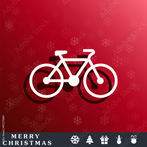 icon bicycle profile