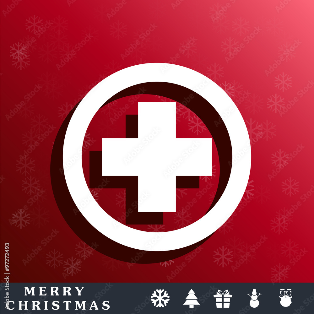 Obraz premium icon medical in round