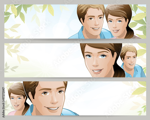 young couple / happy couple 