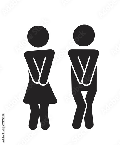 Toilet people icon