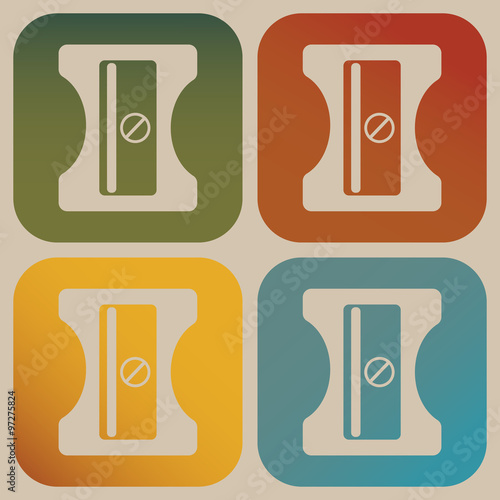 Pencil sharpener icon