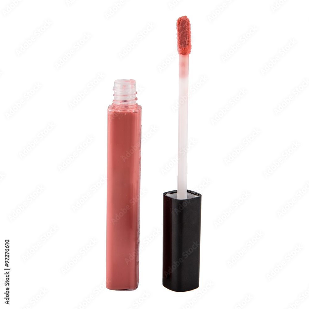 Obraz premium lip-gloss isolated on white background