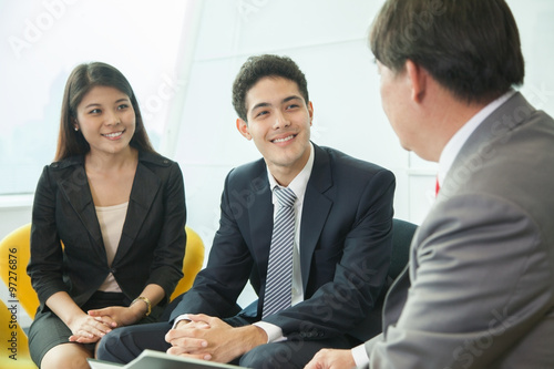 Business people in meeting room