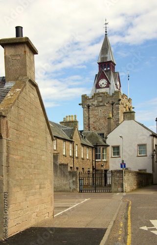 The former Court House building, now the Town Hall in Nairn, Sco