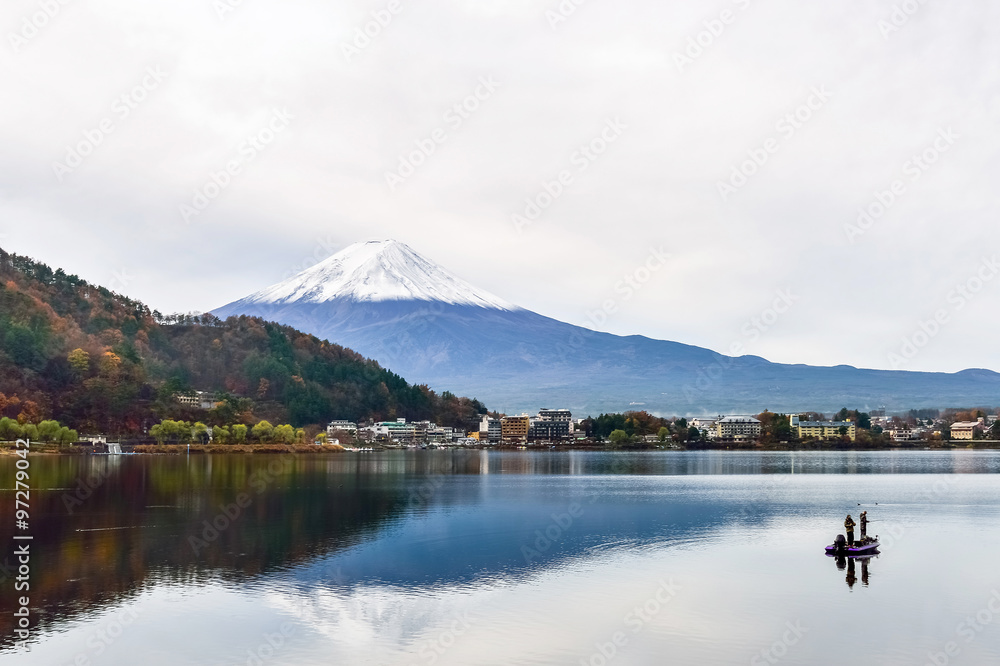 Mount fuji at Lake kawaguchiko