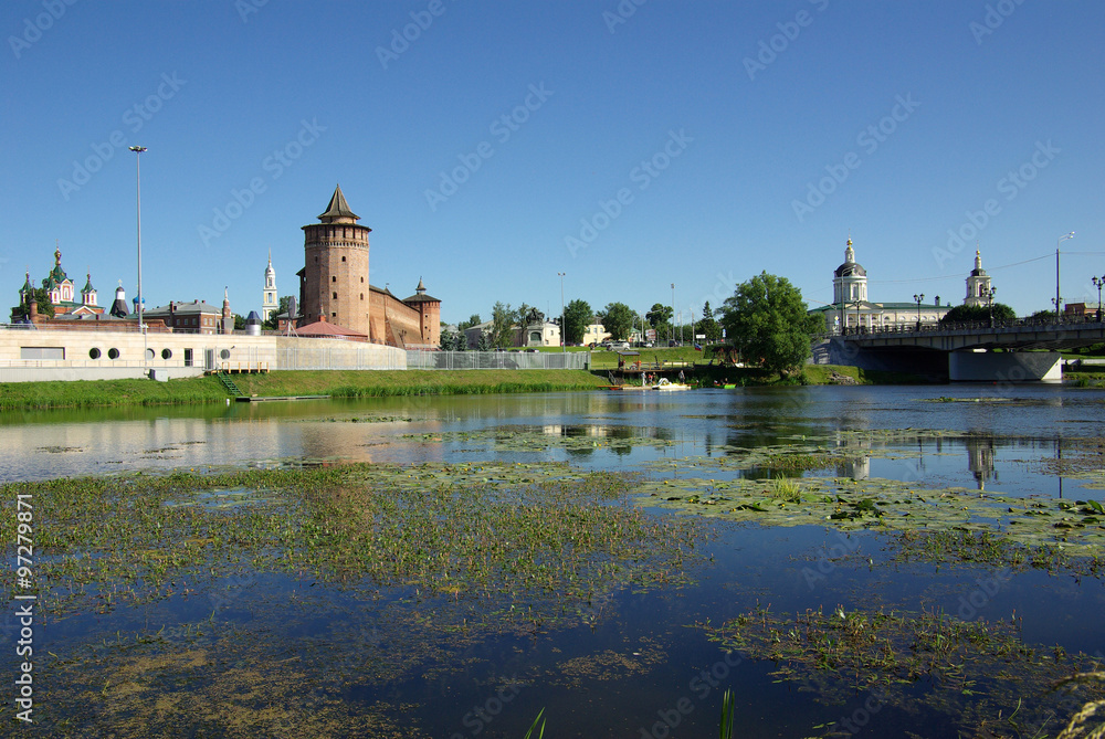 KOLOMNA, RUSSIA - June 12, 2014: Marina tower of Kolomna Kremlin KOLOMNA, RUSSIA - June 12, 2014: Marina tower of Kolomna Kremlin