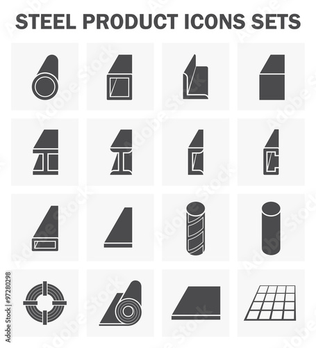 Steel product icon