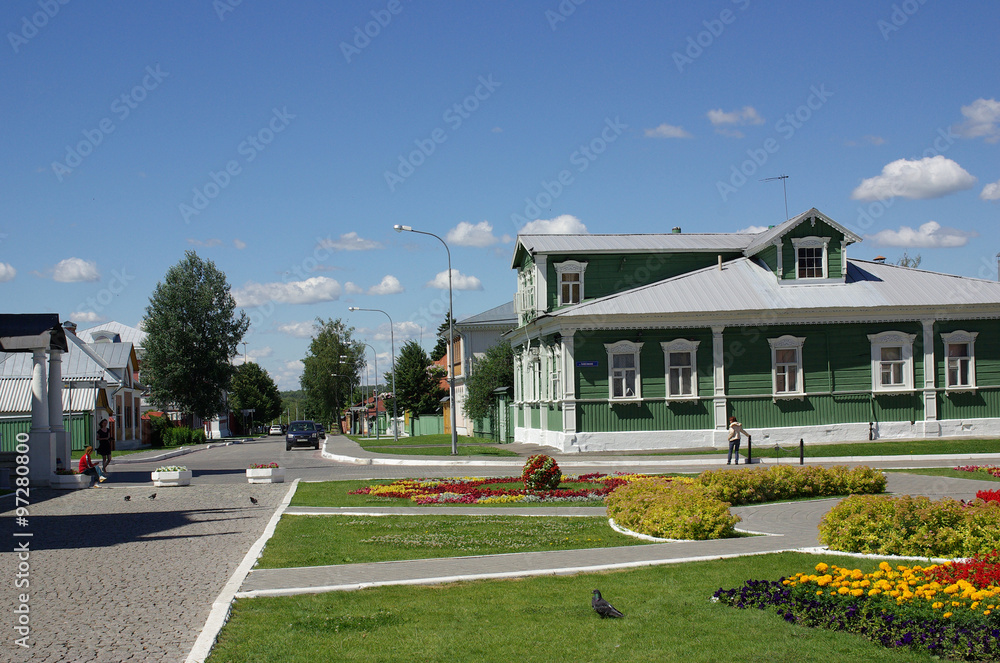 KOLOMNA, RUSSIA - June, 2012: Home of the famous writer Kuprin w KOLOMNA, RUSSIA - June, 2012: Home of the famous writer Kuprin w