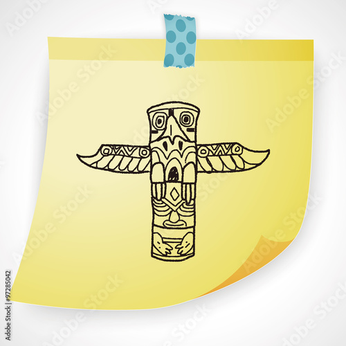 Totem Pole doodle