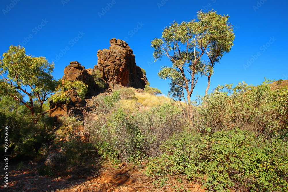 Corroboree Rock in MacDonnell Ranges, Australia