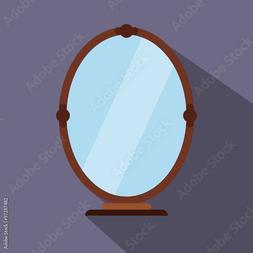 Mirror flat icon