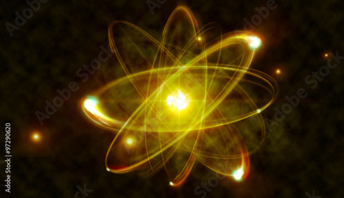 Canvas-taulu Atom Particle