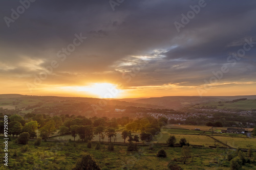 Yorkshire sunset