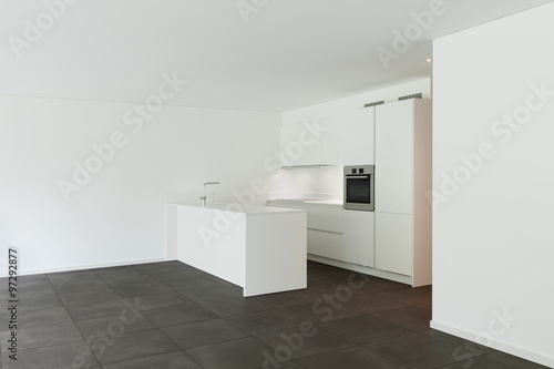 modern apartment  domestic kitchen