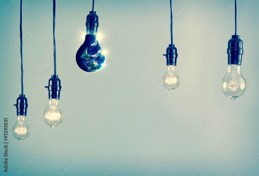 Lightbulb Planet Earth Lightbulb Planet Earth