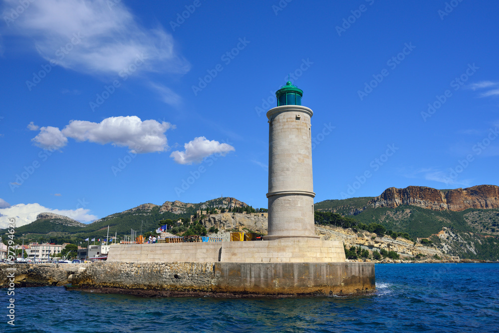 Lighthouse in Cassis. France