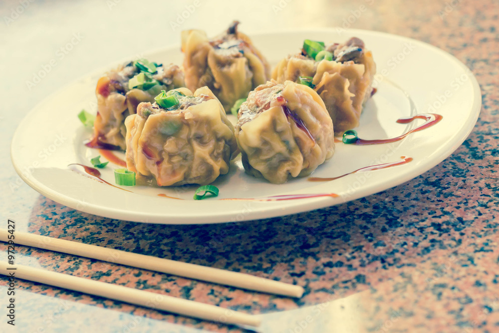 Chinese Dim Sum Dumplings