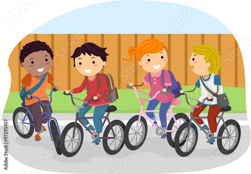 Stickman Kids Bike Student