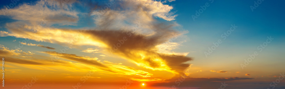 Sunset panorama