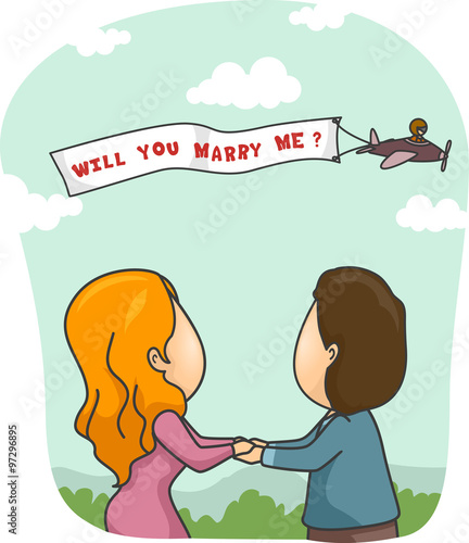 Couple Marriage Proposal Ai...