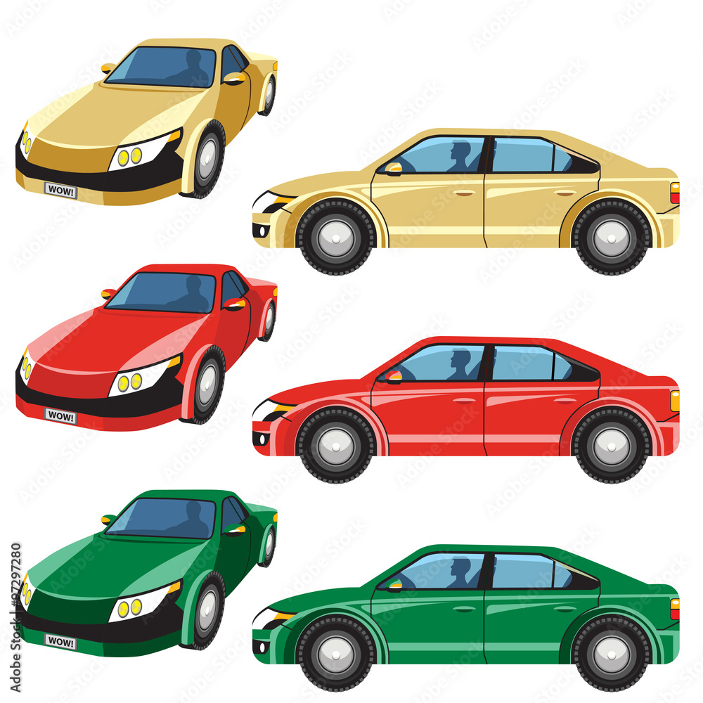 set of cars