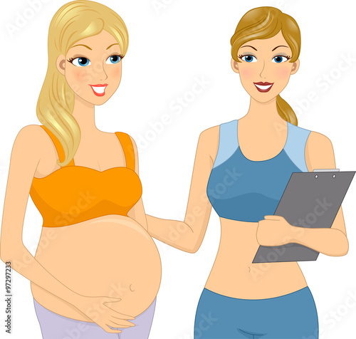 Girl Gym Coach Pregnant