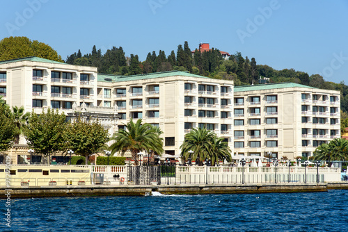 Apartments at the Bosphorus in Istanbul, Turkey
