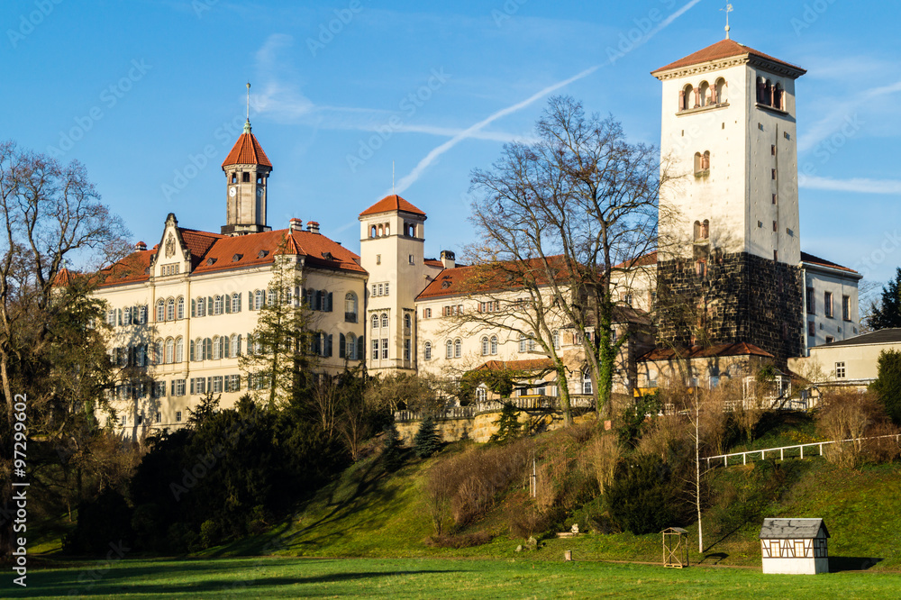 Schloss Waldenburg in Sachsen