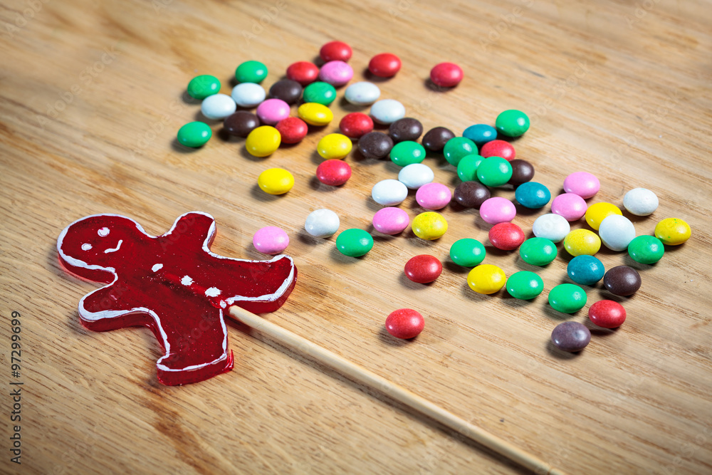Color button candies Color button candies