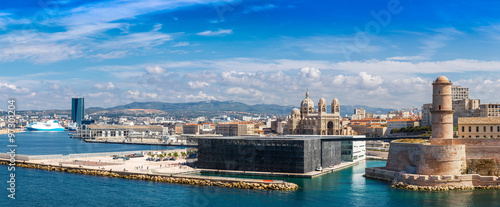 Saint Jean Castle and Cathedral de la Major  in Marseille © Sergii Figurnyi