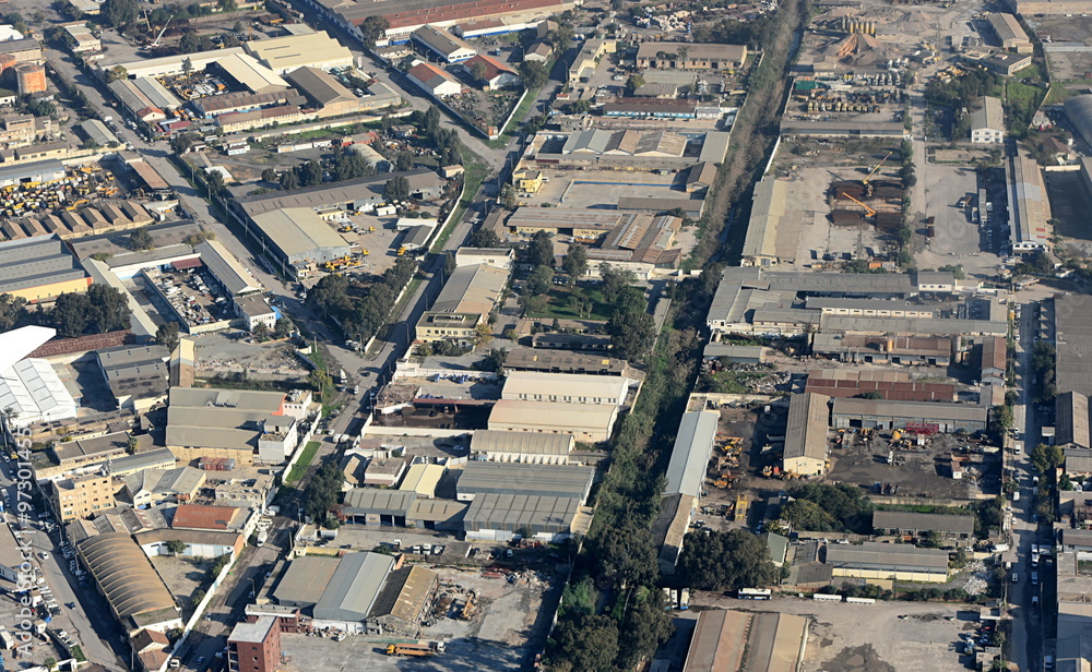 Fototapeta premium algerie...survol de la région est d'alger