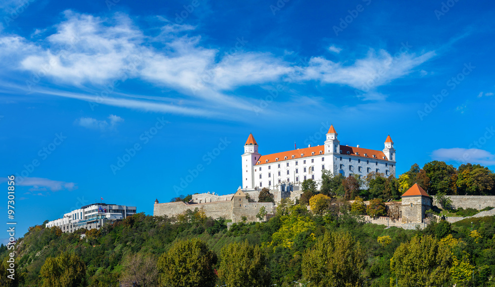 Medieval castle  in Bratislava, Slovakia