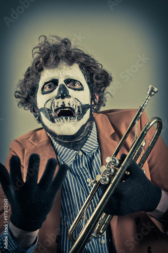Musician Painted Face