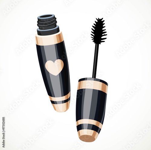 Mascara isolated on a white background