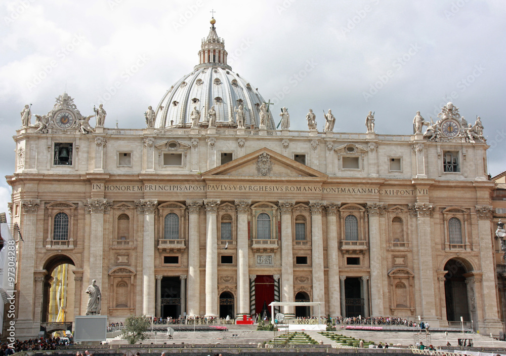 Obraz premium Rome, la basilique Saint-Pierre, Italie