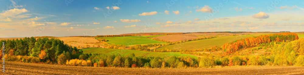 Fototapeta premium Countryside panorama