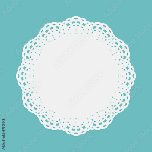 Lace Coasters Vector