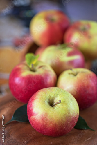 harvest of apples
