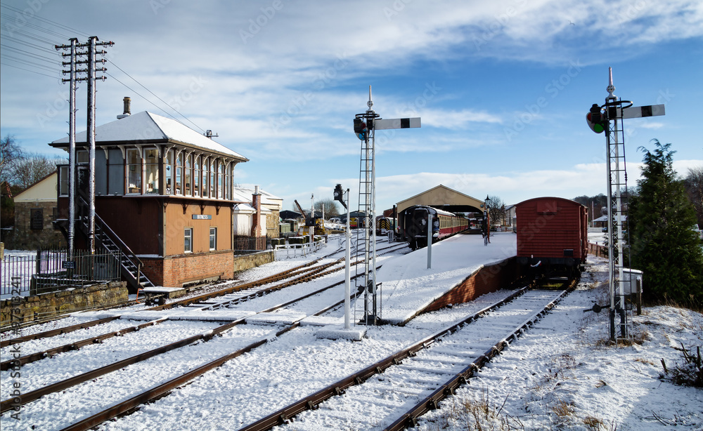 Fototapeta premium Scottish Railway Preservation Society