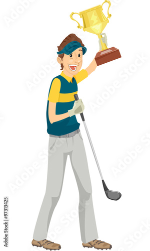 Man Golf Cup Winner