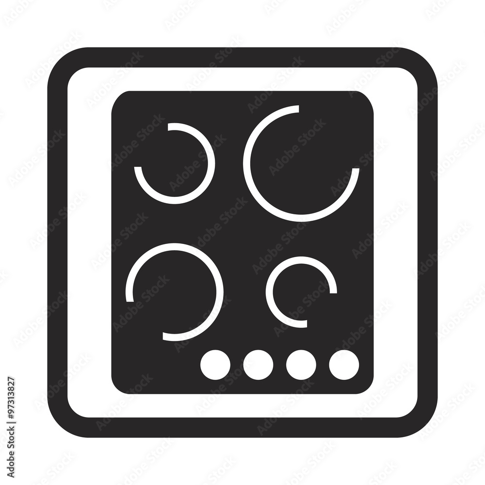 Gas stove icon