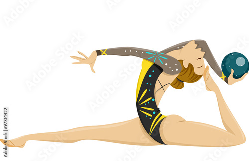 Girl Sport Gymnastic