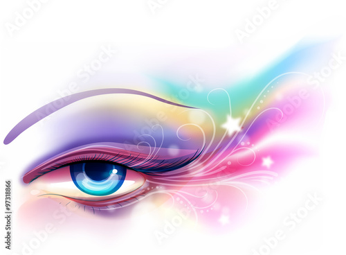 Colorful Eye Makeup