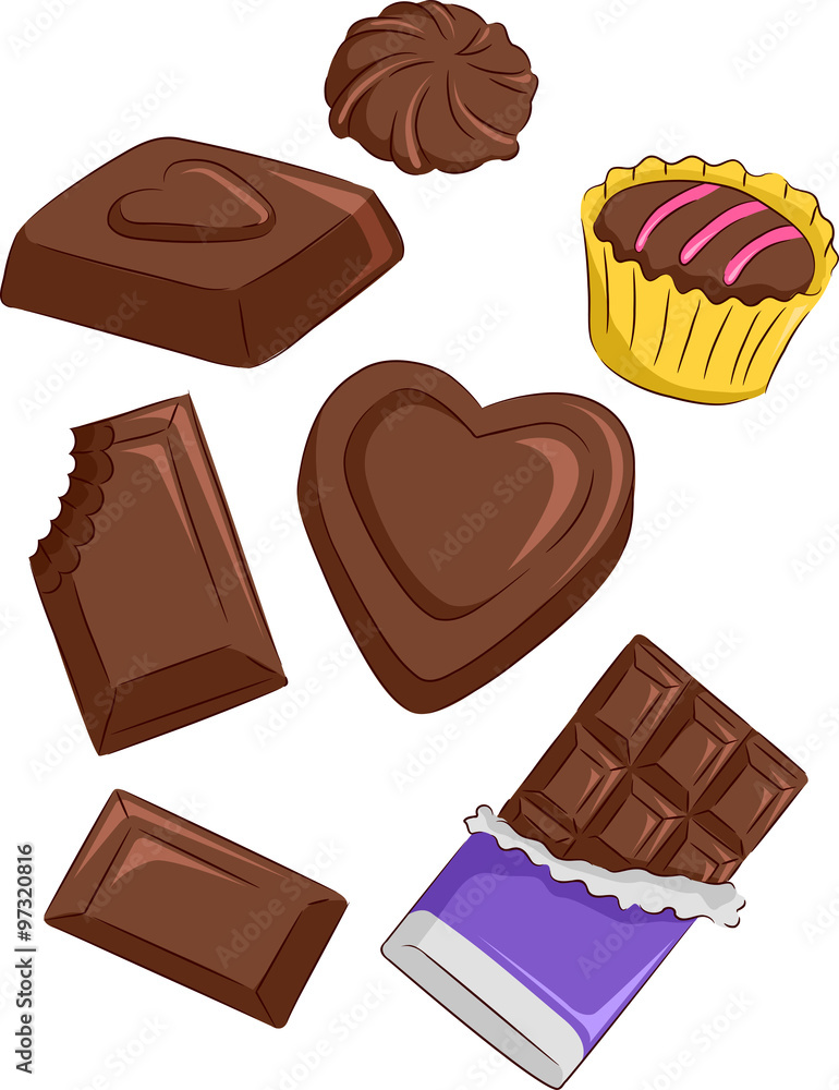 Chocolate Design Elements Chocolate Design Elements