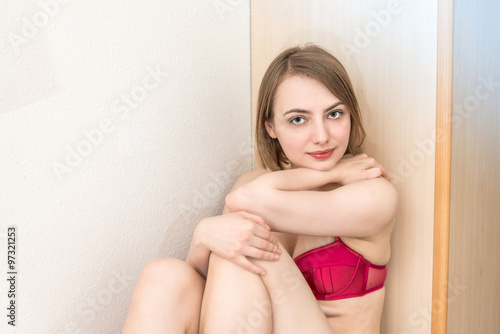 young attractive caucasian woman in lingerie © ilolab